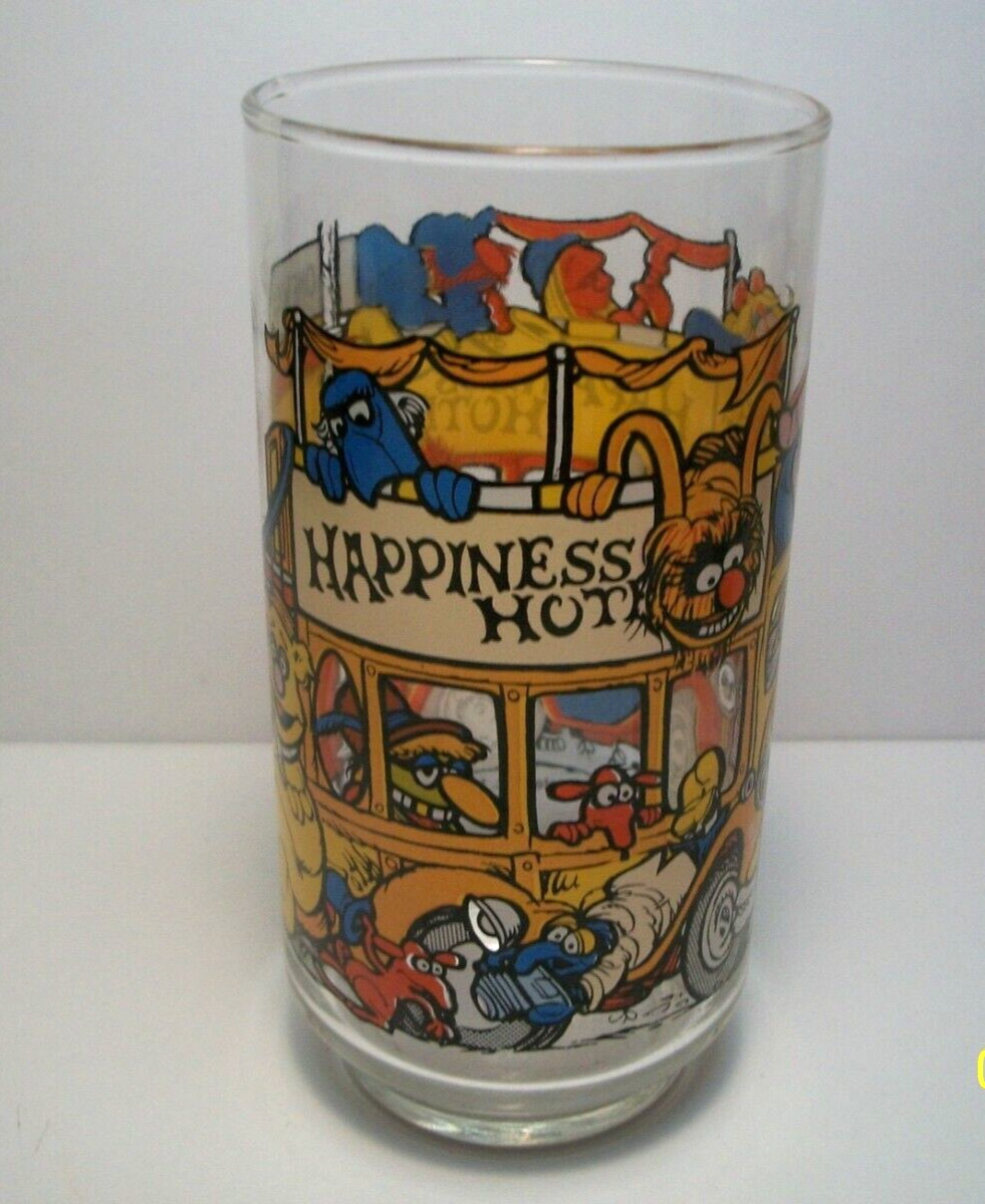 Vintage 1981 - The Great Muppet Caper Glass - Happiness Hotel