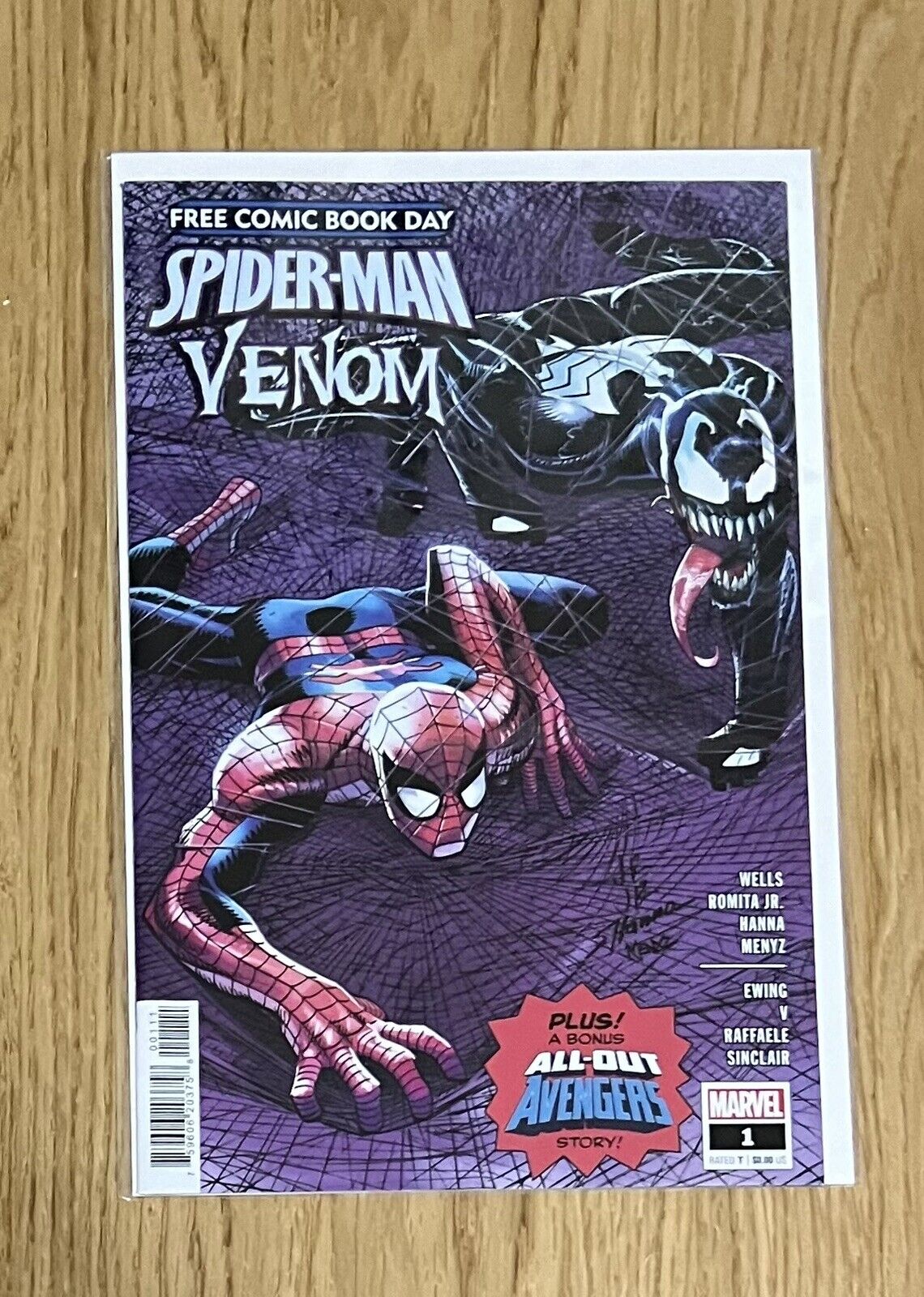 FCBD 2022 Spider-Man Venom #1 Main Cover A Marvel Comics 2022