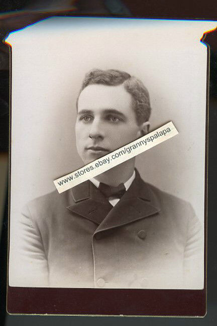 Cabinet Photo-Young LOVELAND Family Man-Hamilton College, New York-Curtiss Smith