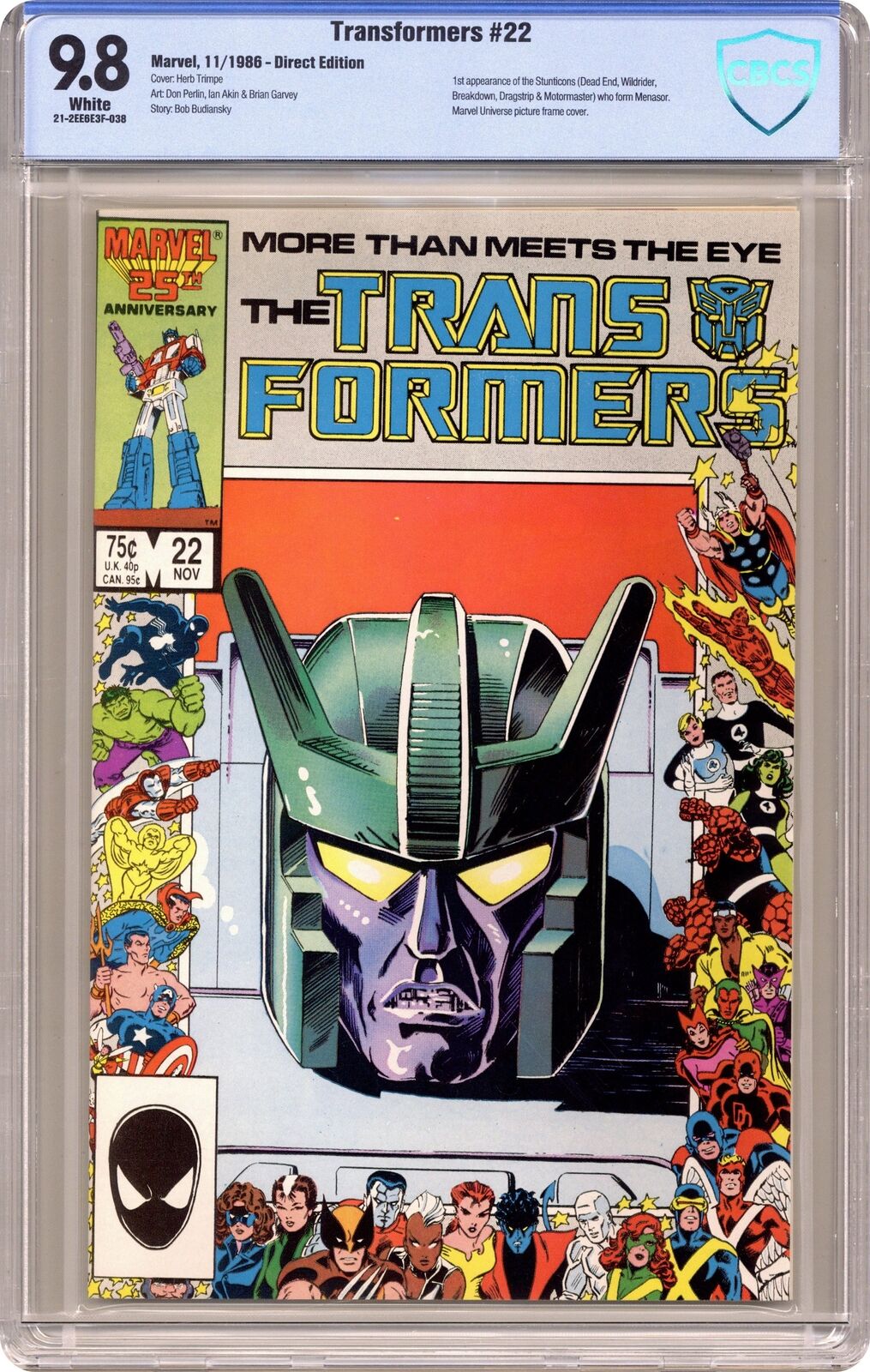 Transformers #22 CBCS 9.8 1986 21-2EE6E3F-038