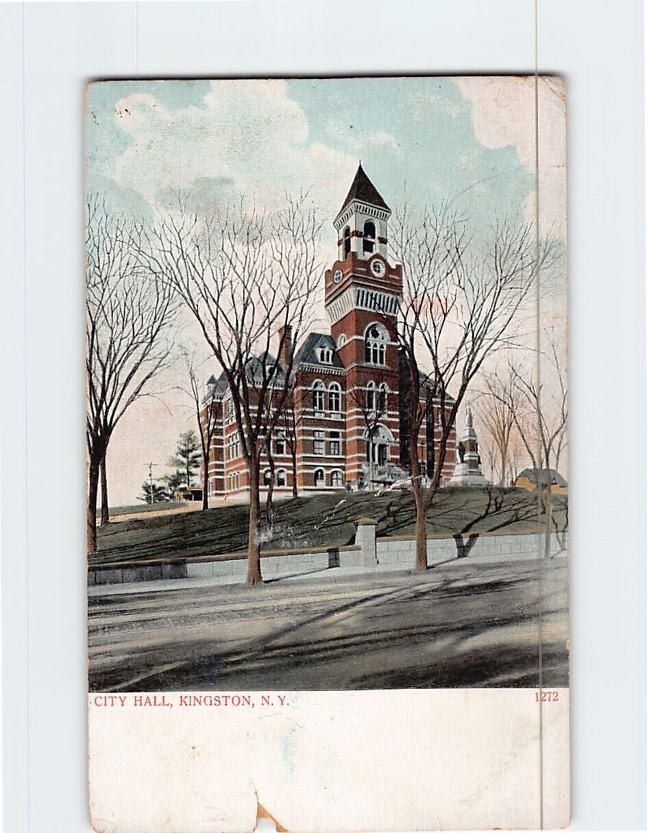 Postcard City Hall Kingston New York USA