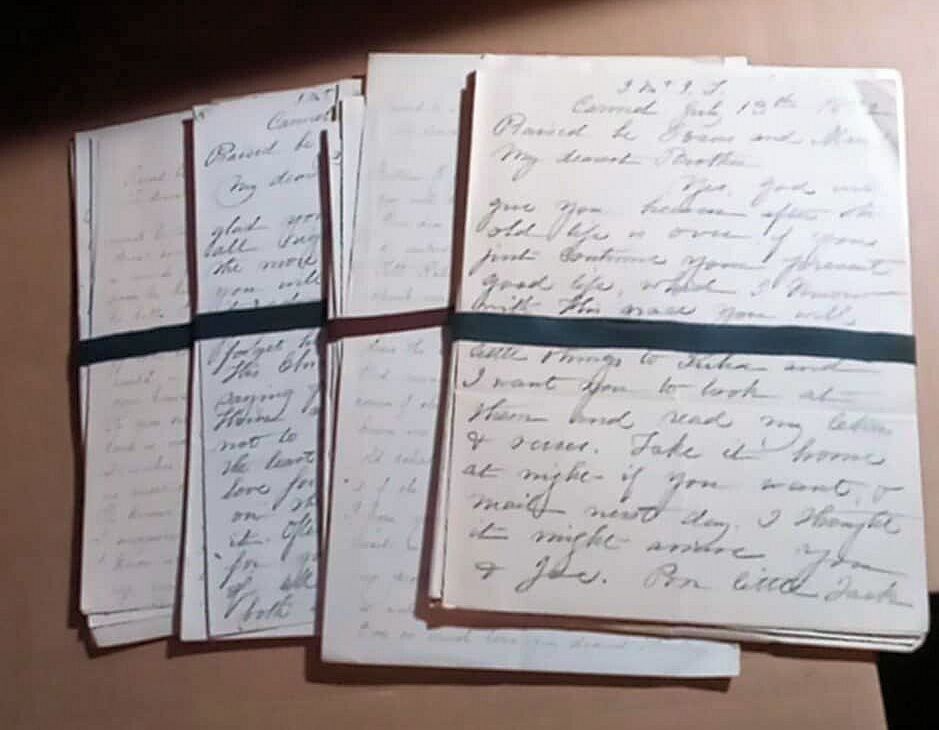 1888 1892-  US Handwritten Letters, Personal lot of 34 Letters