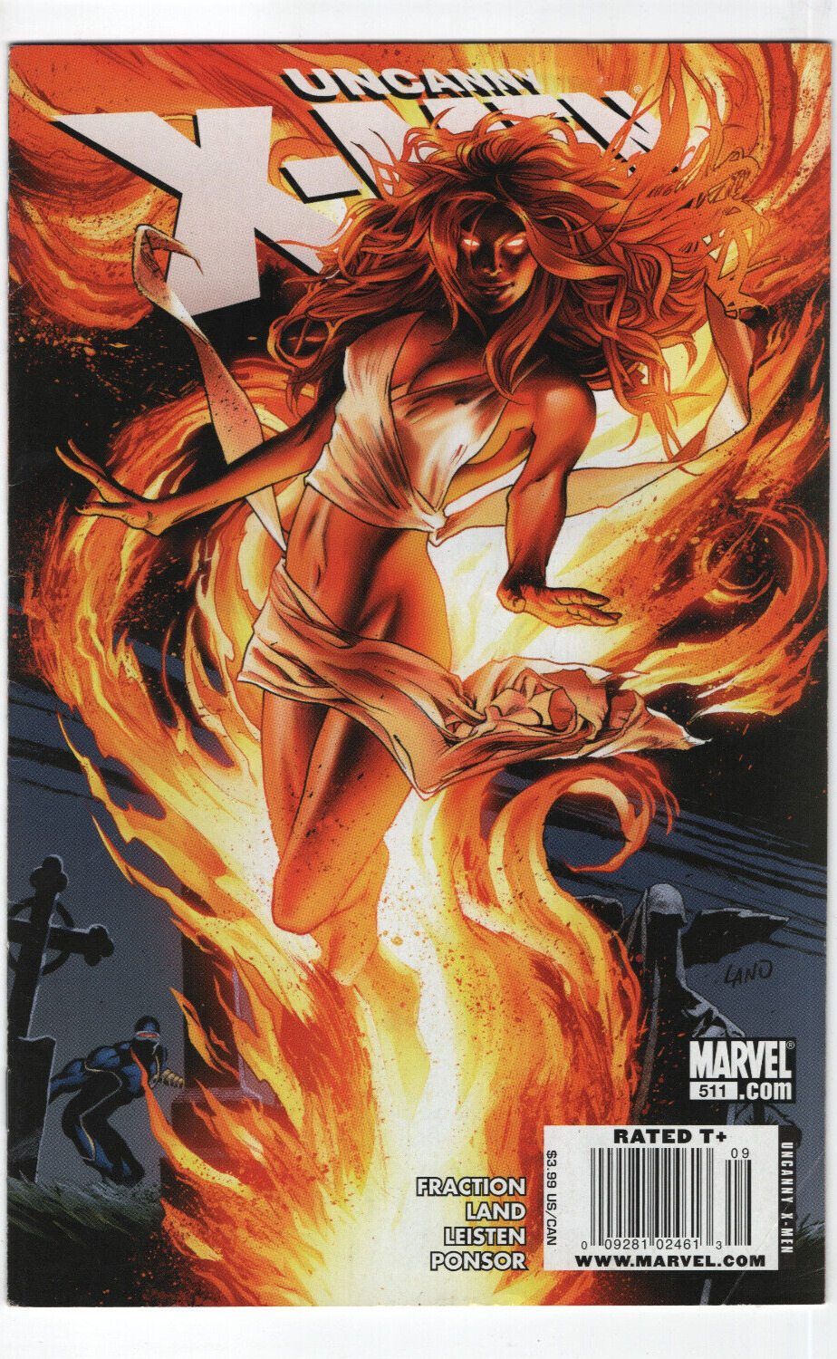 Uncanny XMen #511 2009 Marvel Comic Phoenix Newsstand Variant GGA Good Girl Art