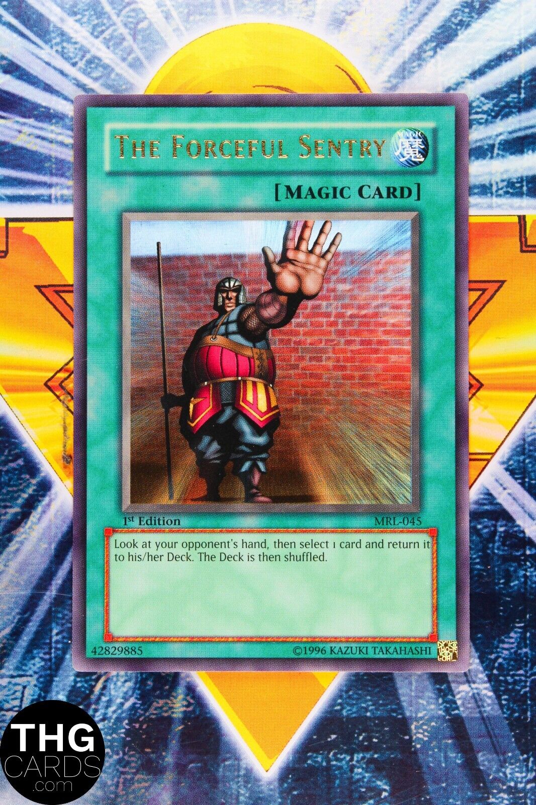 The Forceful Sentry MRL-045 1st Edition Ultra Rare Yugioh Card