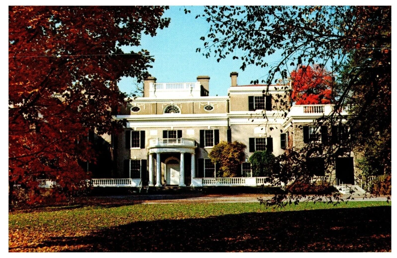 Postcard The Home Of Franklin D. Roosevelt Hyde Park New York 