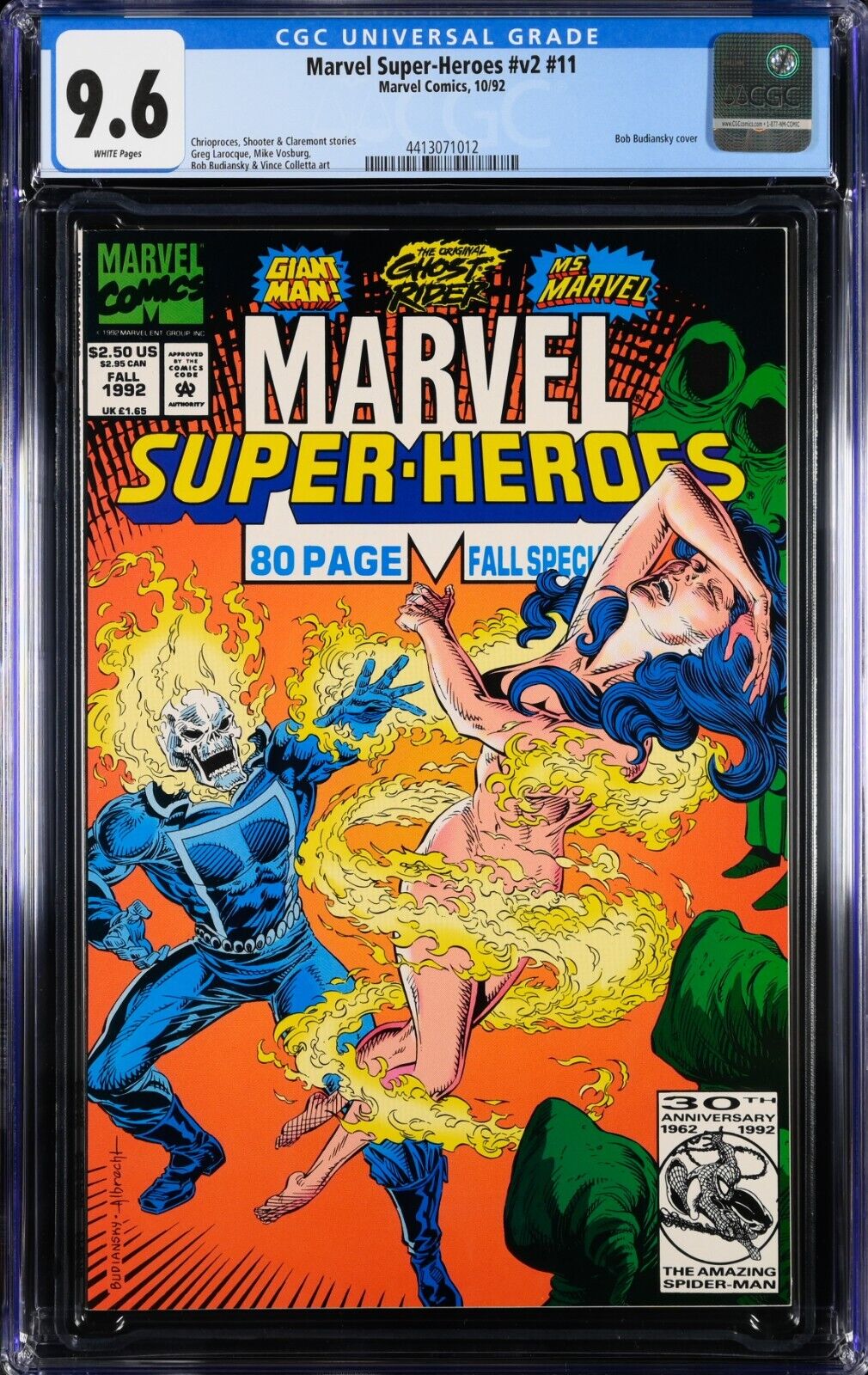 Marvel Super-Heroes v2 #11 CGC 9.6 Comics 1992 Budiansky 1st Rogue vs Ms Marvel