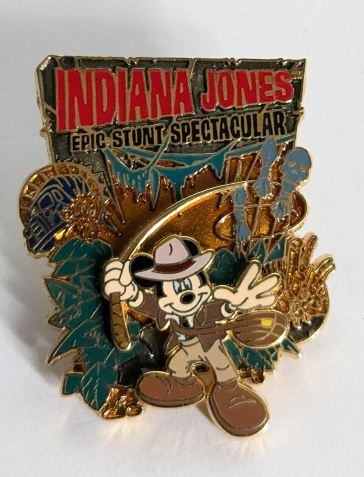 Disney Pin #27587 - WDW Indiana Jones Epic Stunt Spectacular Mickey Mouse 2004