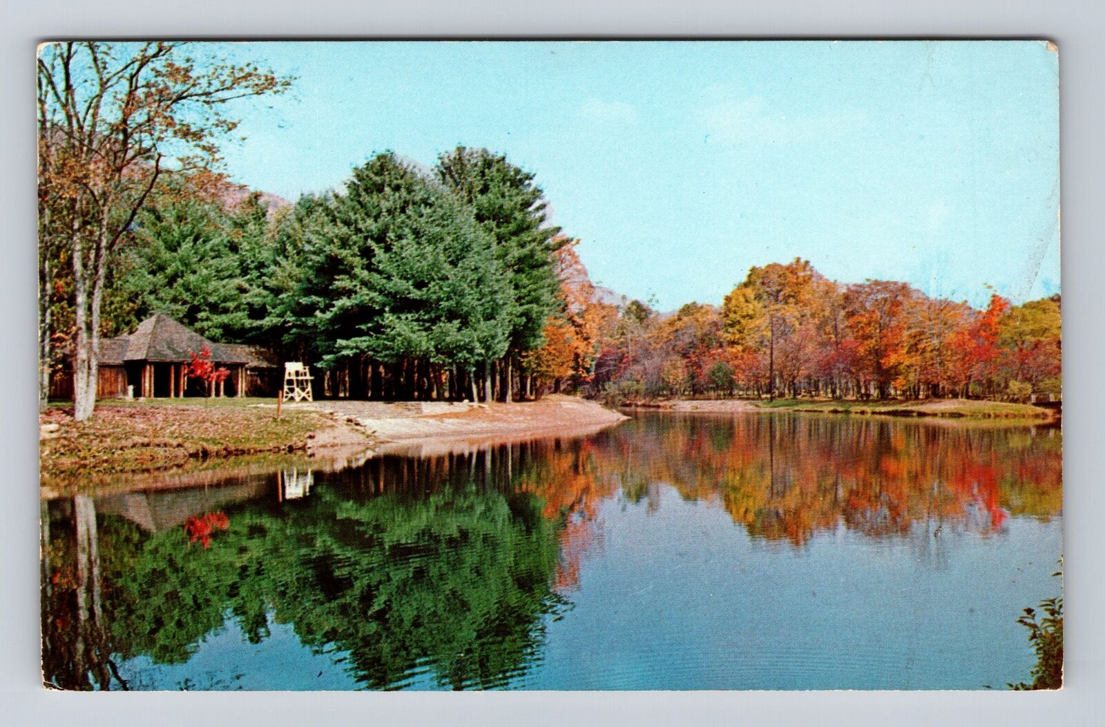 Oleona PA-Pennsylvania, Ole Bull State Park, Kettle Creek, Vintage Postcard