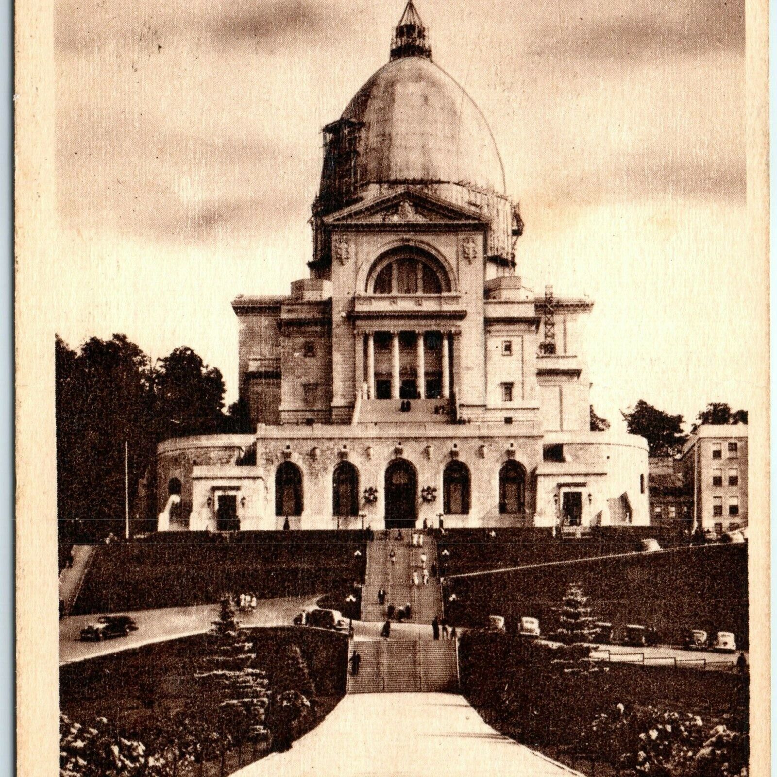 c1940s Montreal, Canada St. Joseph's Oratory Intaglio Gravure Photo Postcard A2