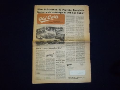 1971 OLD CARS NEWSPAPER LOT 4 - O 1669