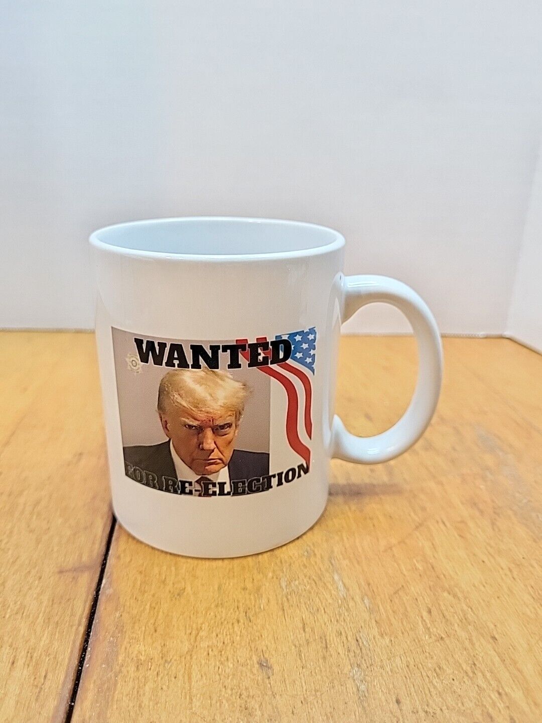 Trump Wanted For Re-election Mug