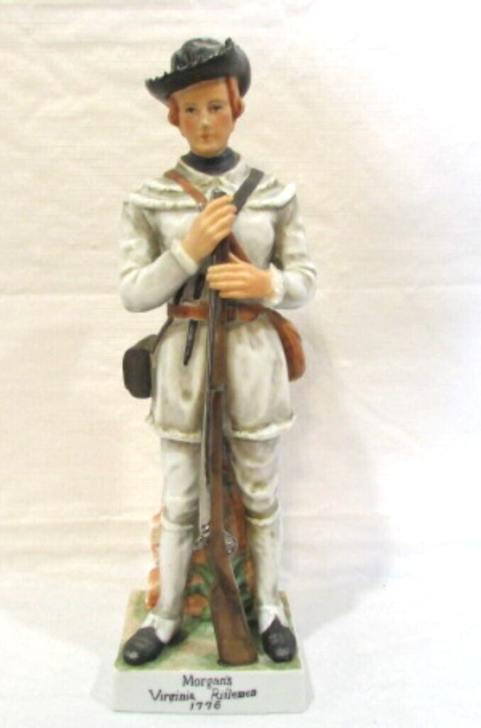 Andrea of Sadek 1776 Morgan's Virginia Rifleman Figurine Porcelain Soldier #6965