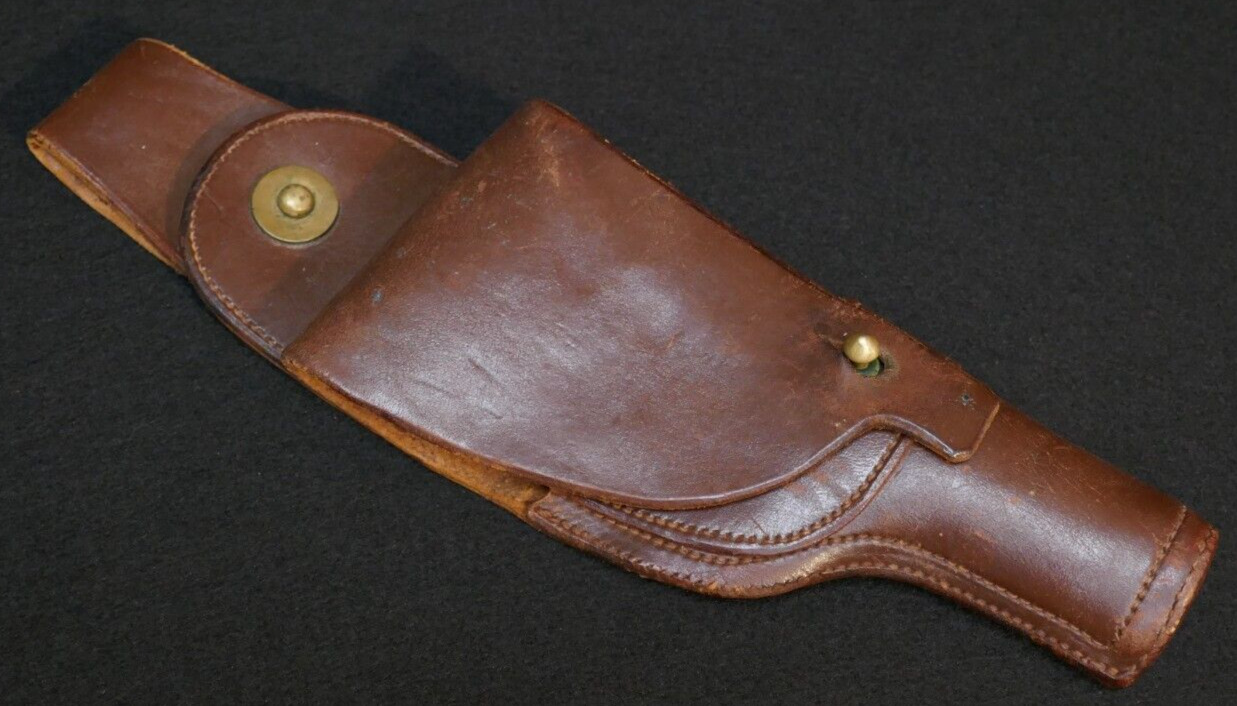 Interwar - WWII U.S. Private Purchase Mounted Type M1911A1 Brown Leather Holster