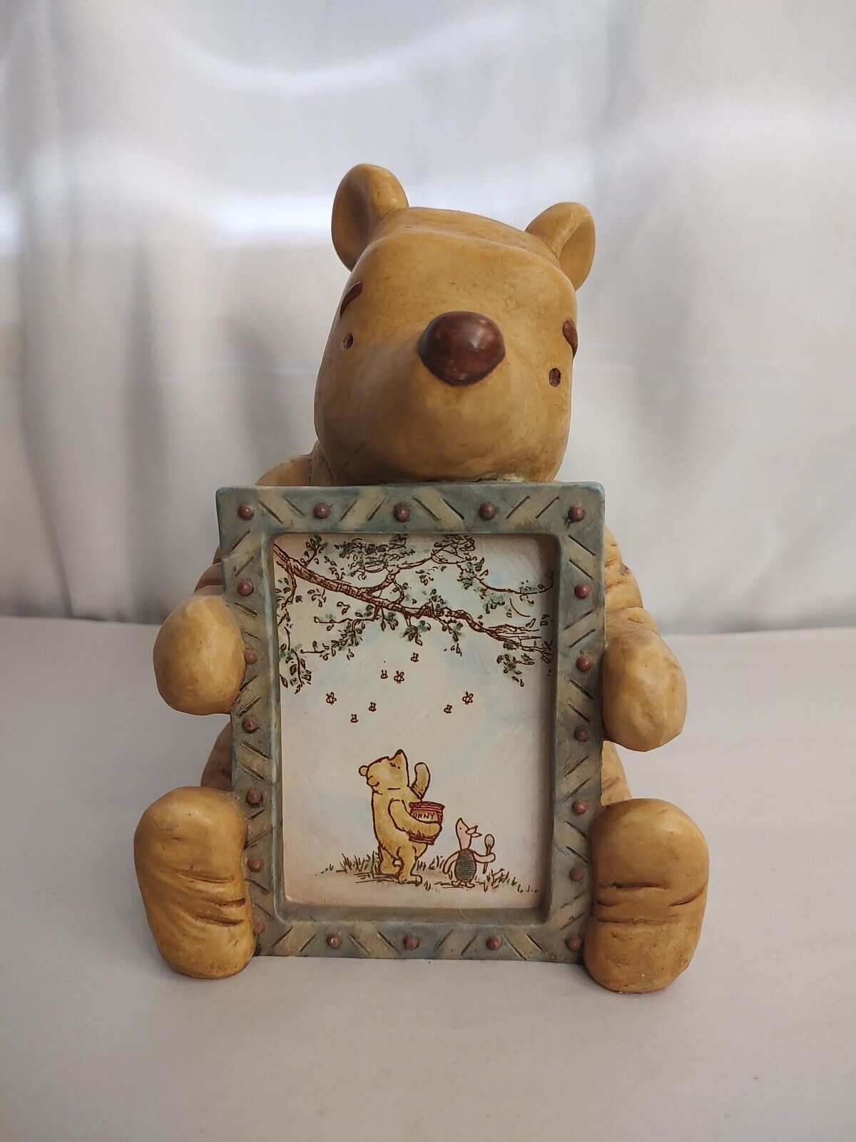 Vintage Disney Classic “Winnie The Pooh” Sitting Picture Frame By Charpente