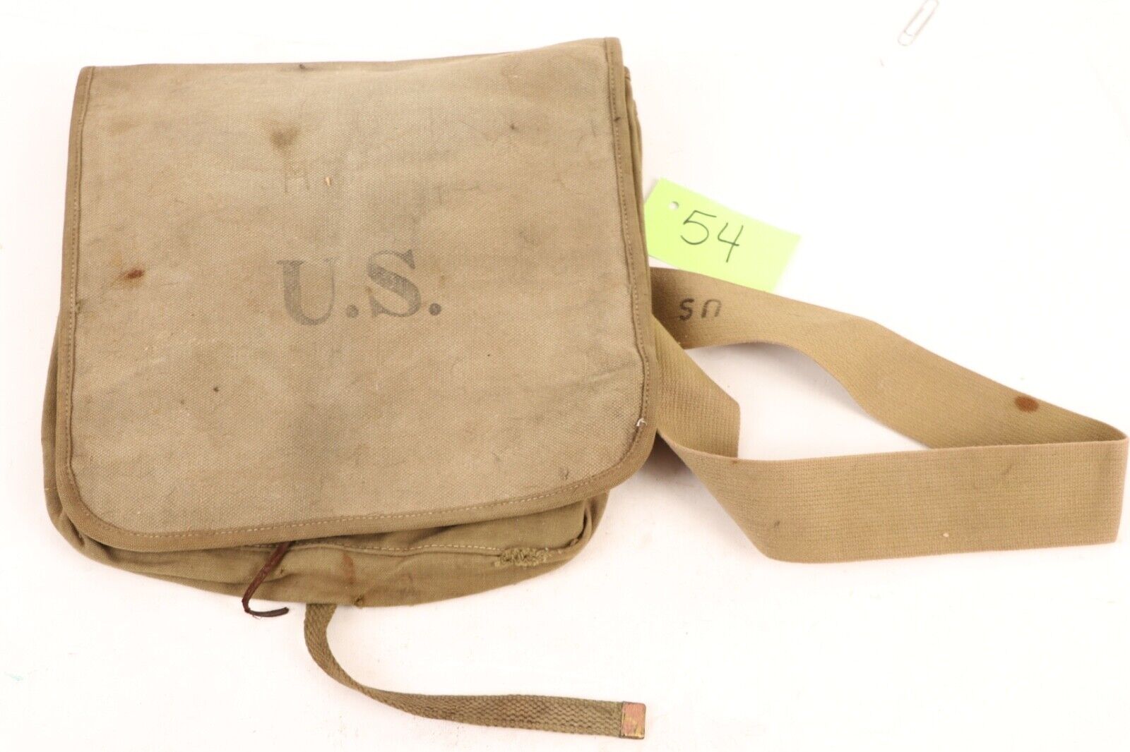 Pre WWI US Officers Haversack with Strap