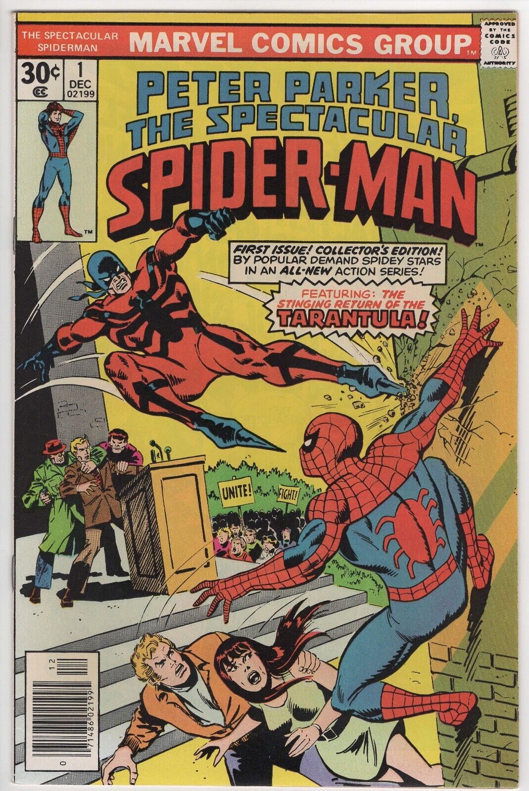 🕸️ - Spectacular Spider-Man #1  &  issue #2  (1976) Marvel - Hi Grade Lot