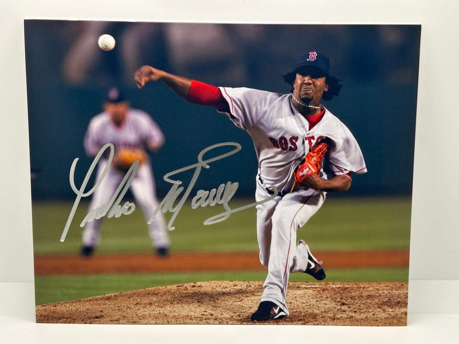 Pedro Martinez Boston Red Sox Signed Autographed Photo Authentic 8X10 COA