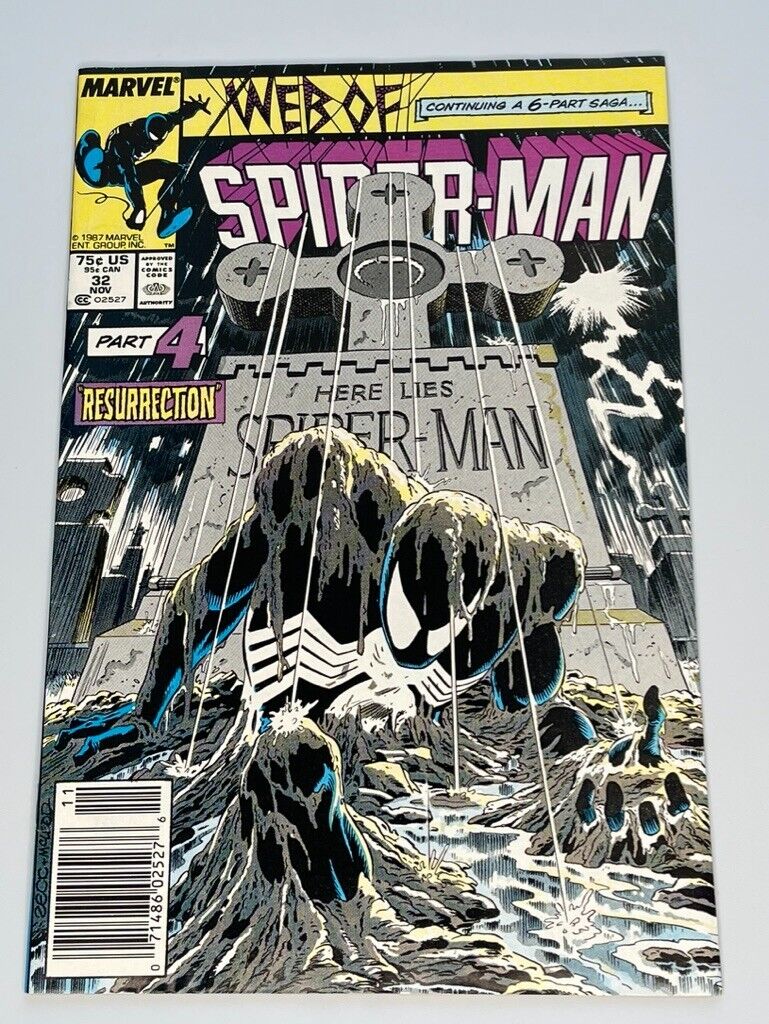 Web Of Spider-Man #32 Kraven\'s Last Hunt Pt 4 Marvel 1987