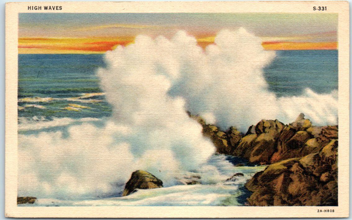 Postcard - High Waves