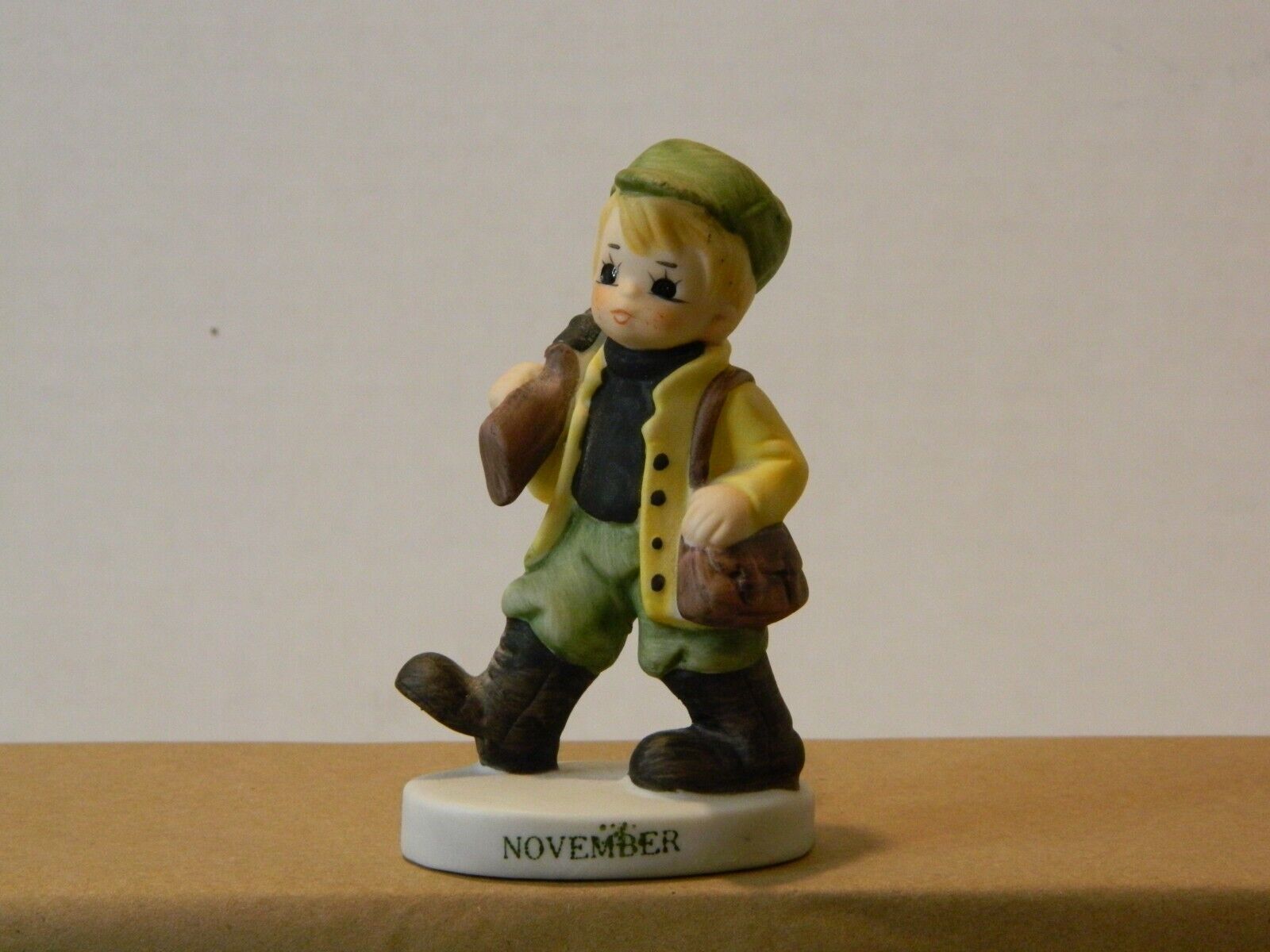 Vintage Lefton Birthday Month Boy Figurine November #6343