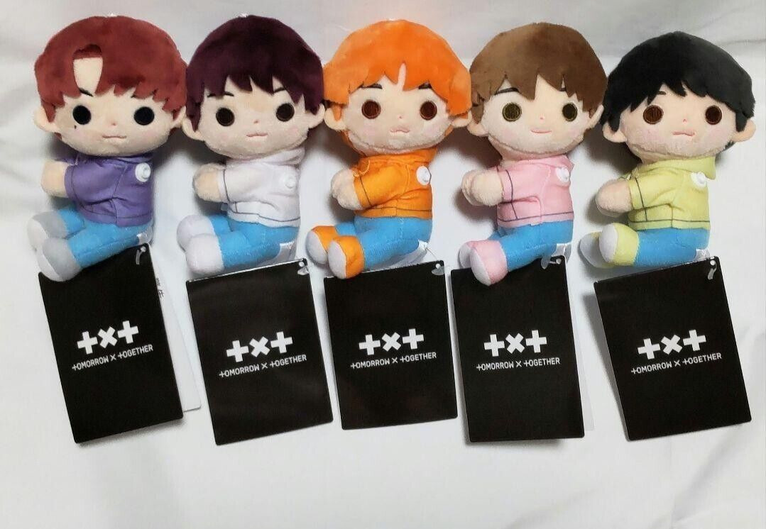 TOMORROW X TOGETHER Mini Plush Doll Mascot Set of 5 TXT K-POP SEGA Limited 2024