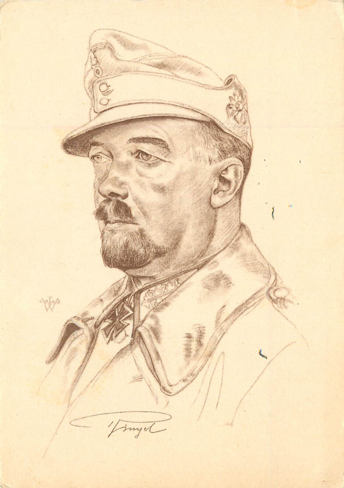 German Art Postcard Willrich Austrian General Julius Rengel E 57