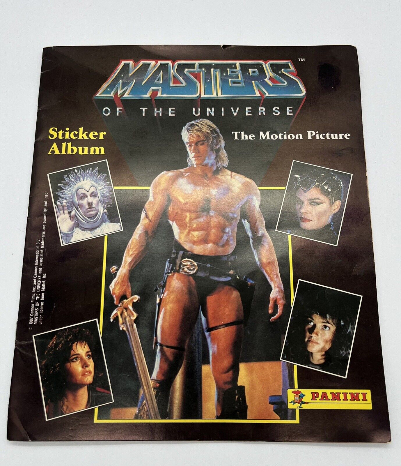 Masters Of The Universe 1987 Panini Sticker Album- Partially Complete