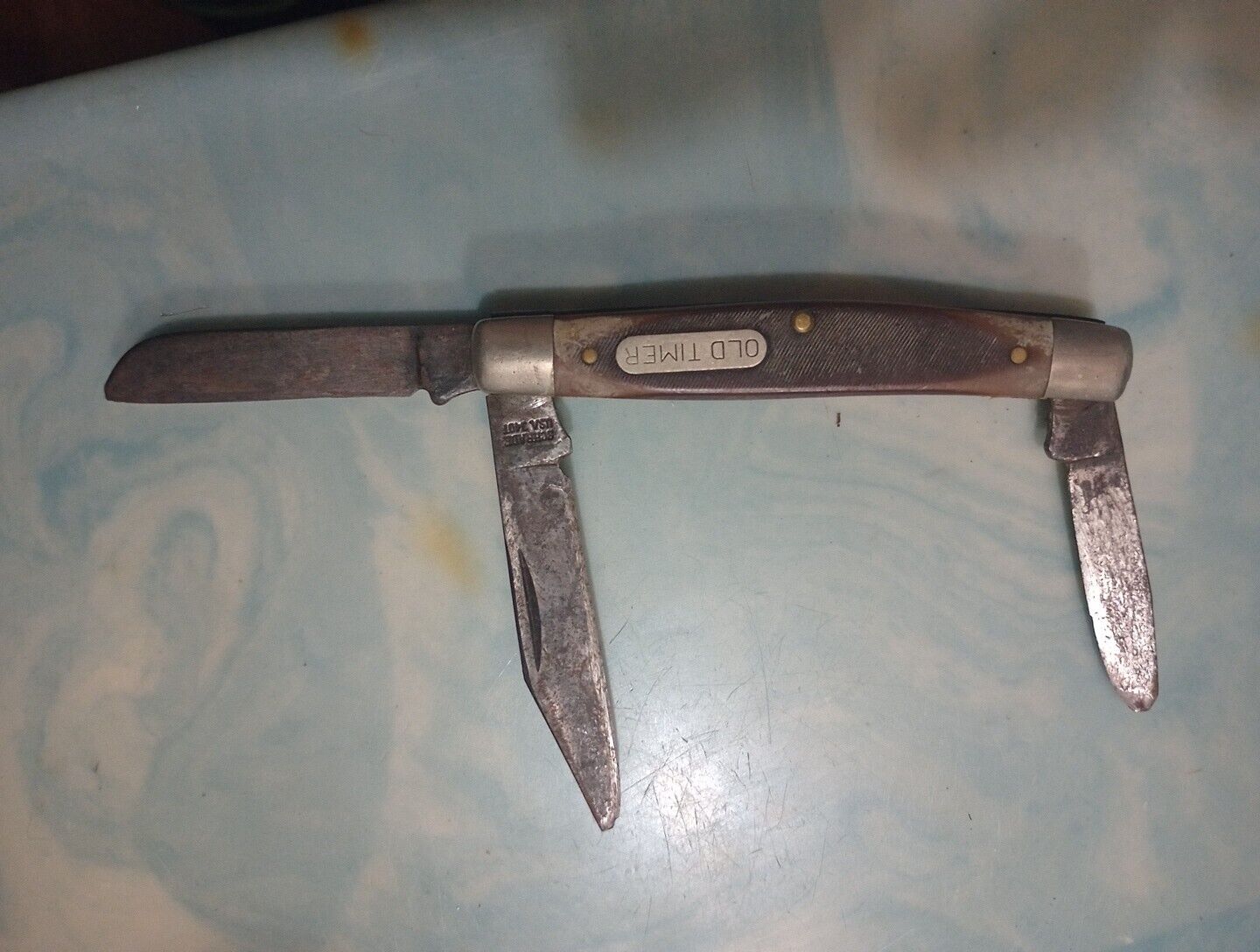 Vintage Old Timer USA Schrade 3407 Old Timer Folding Pocket Knife/135