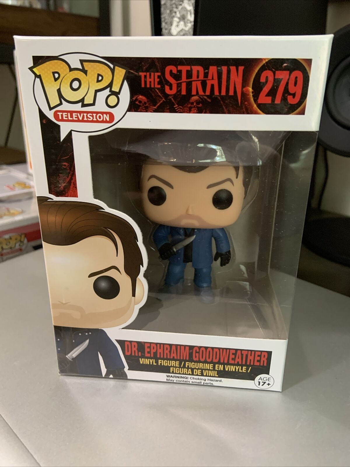Funko Pop The Strain #279 Dr. EPHRAIM GOODWEATHER Vaulted w/protector