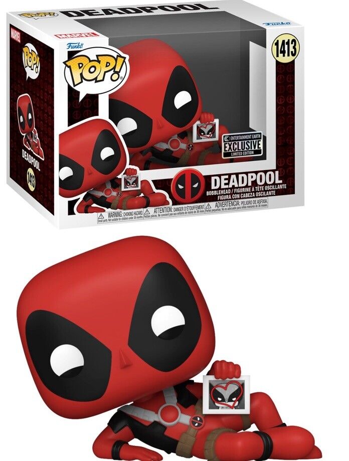 Deadpool In Pose With Wolverine Heart Picture Funko Pop PREORDER