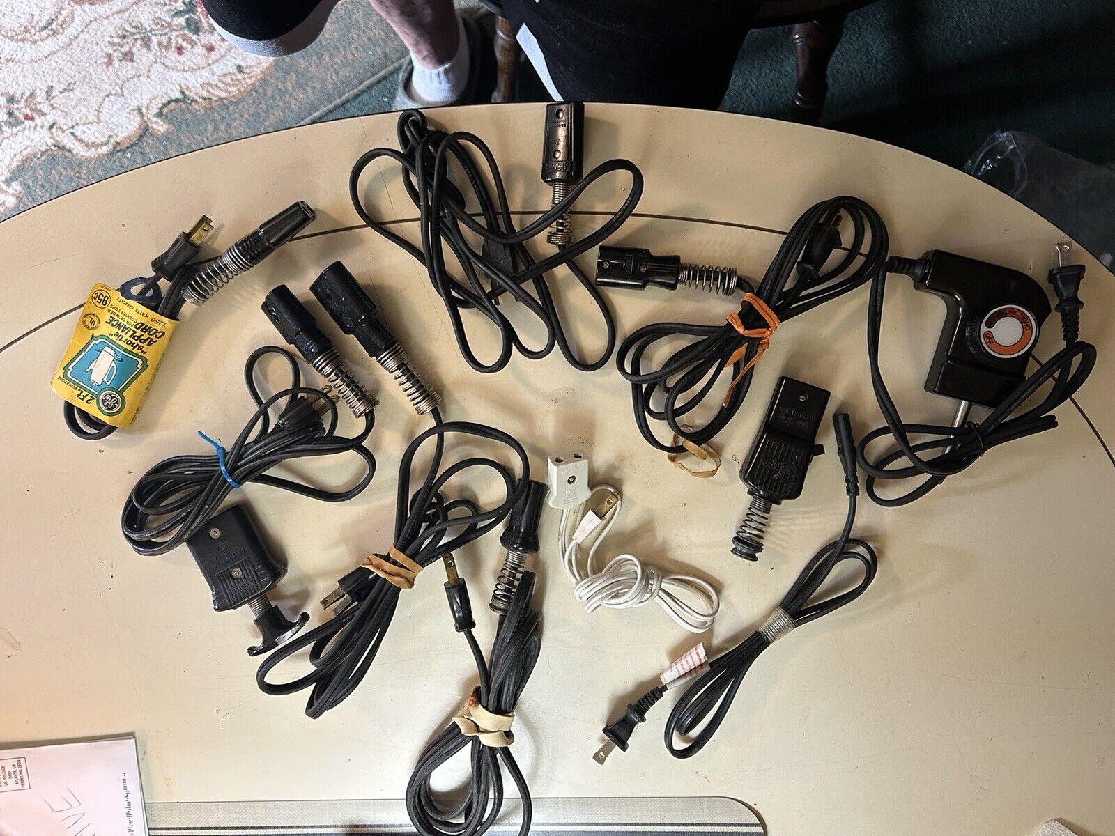 Lot Of 11 Vintage Electric Power Cords