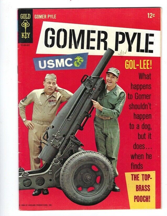 Gomer Pyle #1 Gold Key 1966 Flat tight and super glossy VF/VF+  or better Beauty