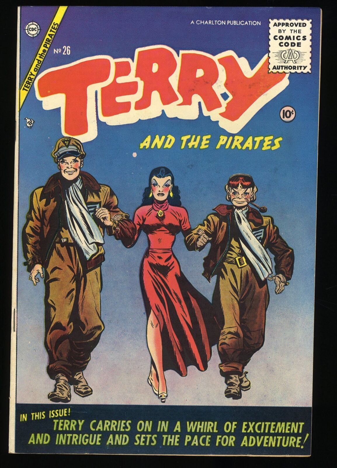 Terry and the Pirates (1955) #26 VF+ 8.5 1st Charlton Issue Charlton Comics