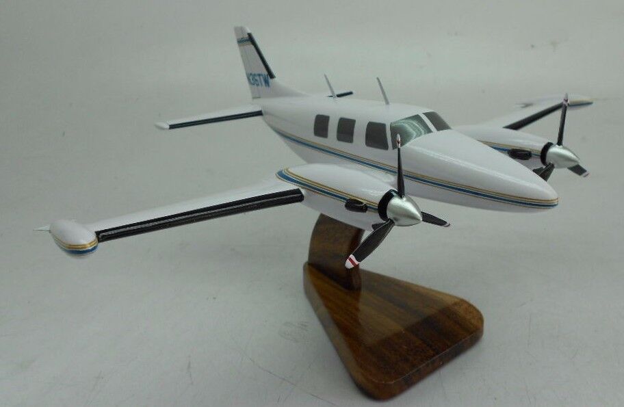 PA-31T Piper Cheyenne Turboprop Airplane Desk Wood Model Regular 