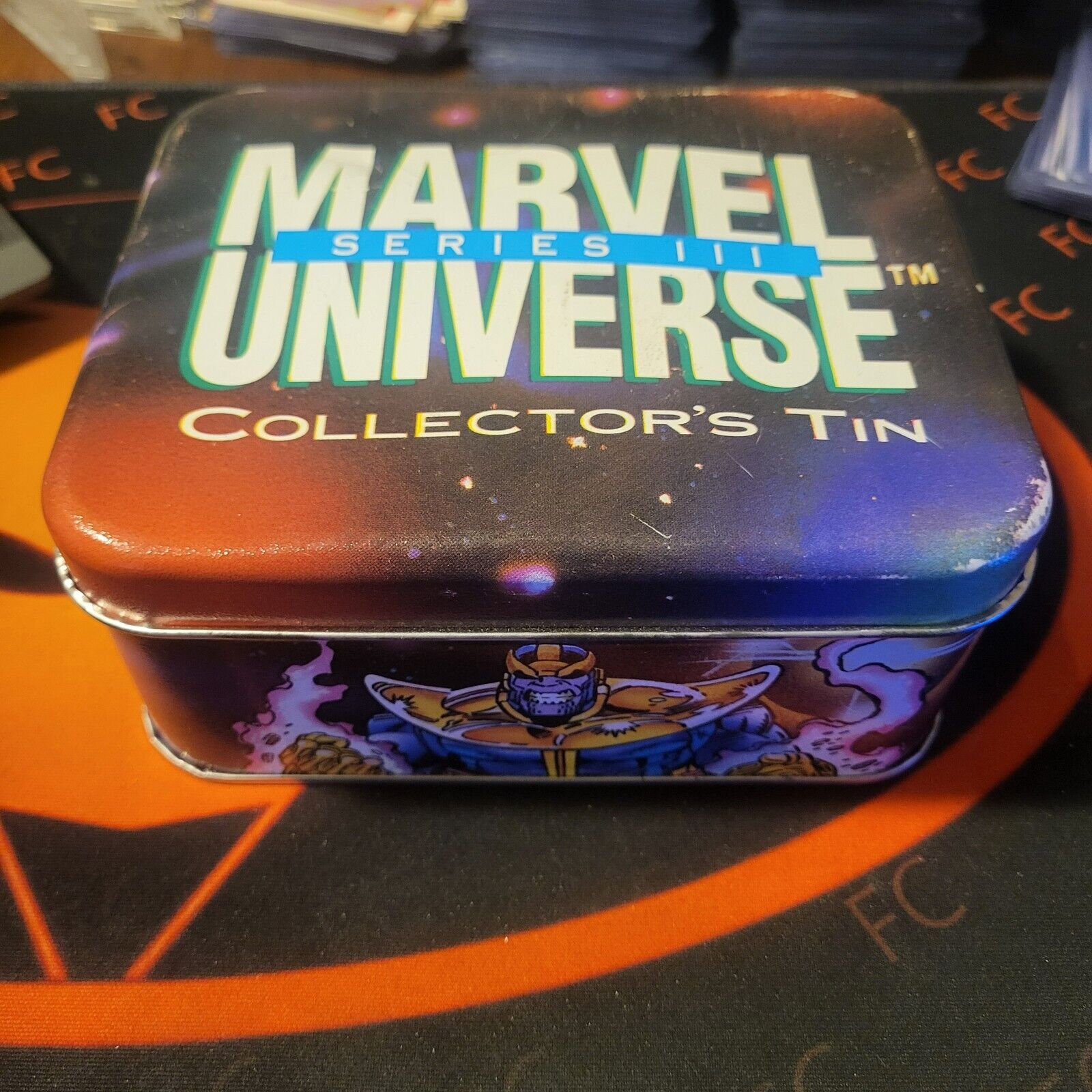 Marvel Universe Series 3 Collectors Tin With Cards Open Great Condition 1992 