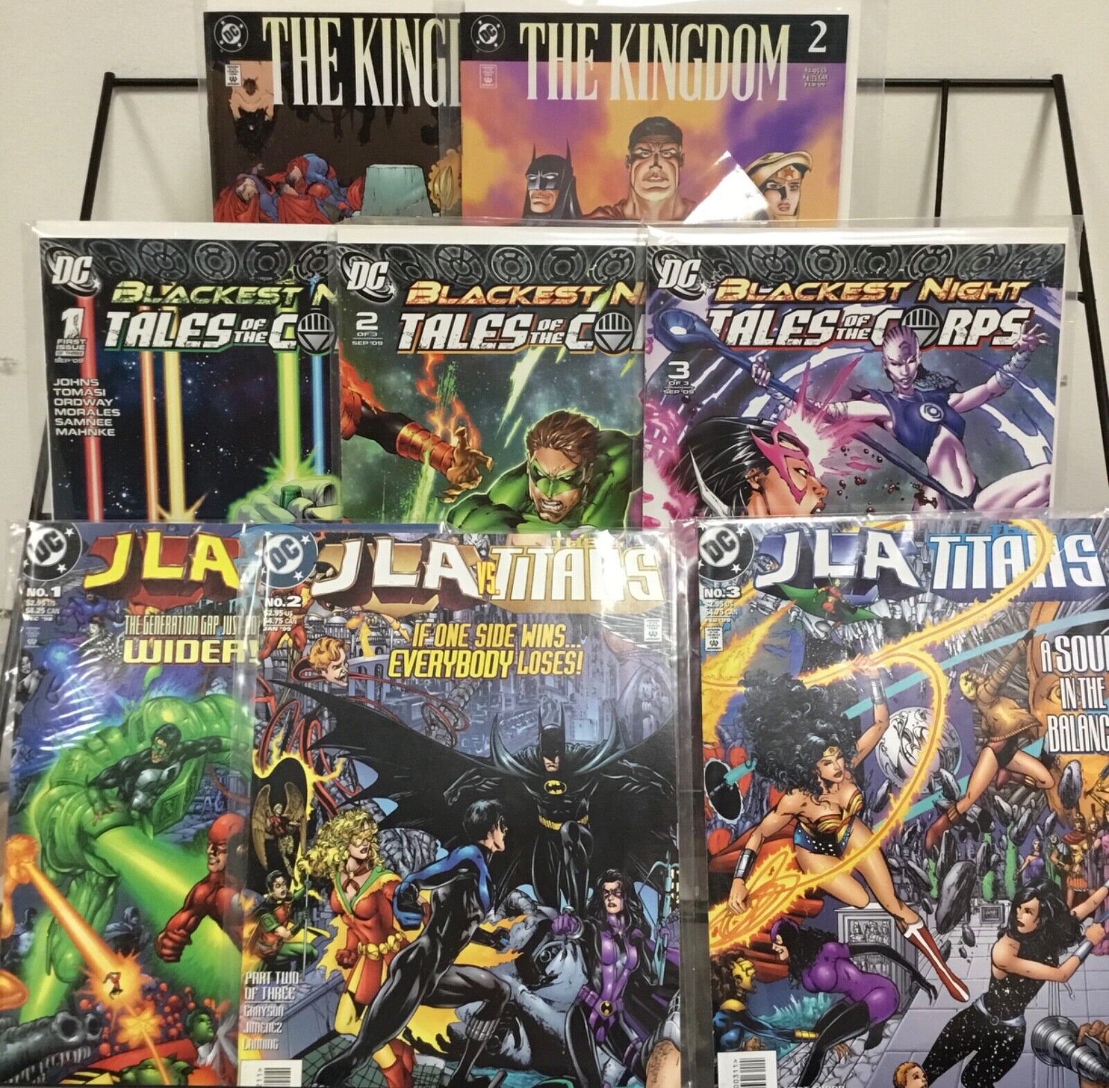 The Kingdom 1-2, Tales of the Corps 1-3, JLA Titans 1-3