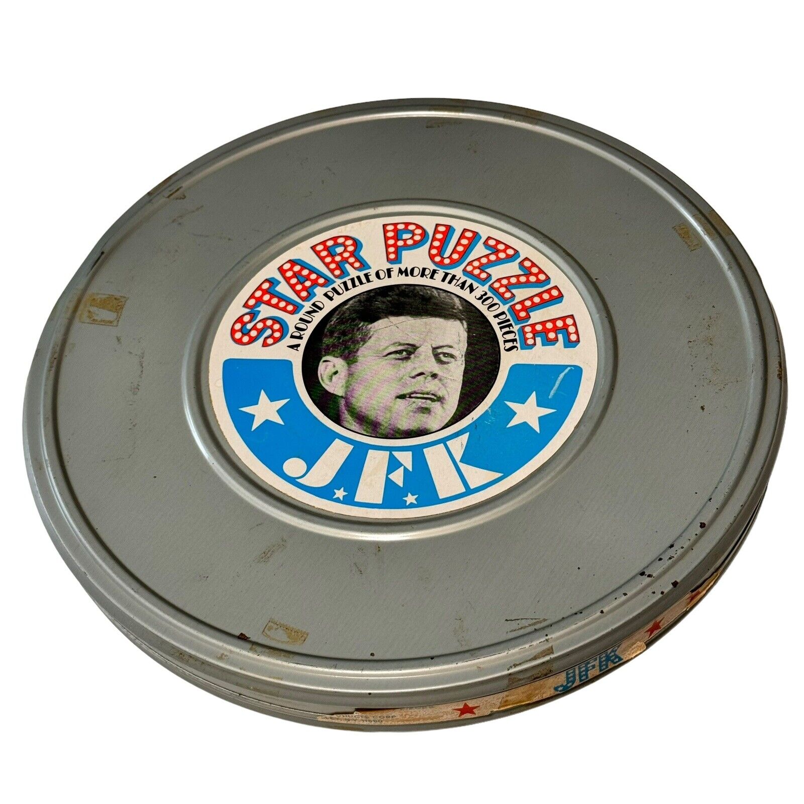 JFK Round Star Puzzles Vintage 1967 Adult Lesiure Products Complete Rare