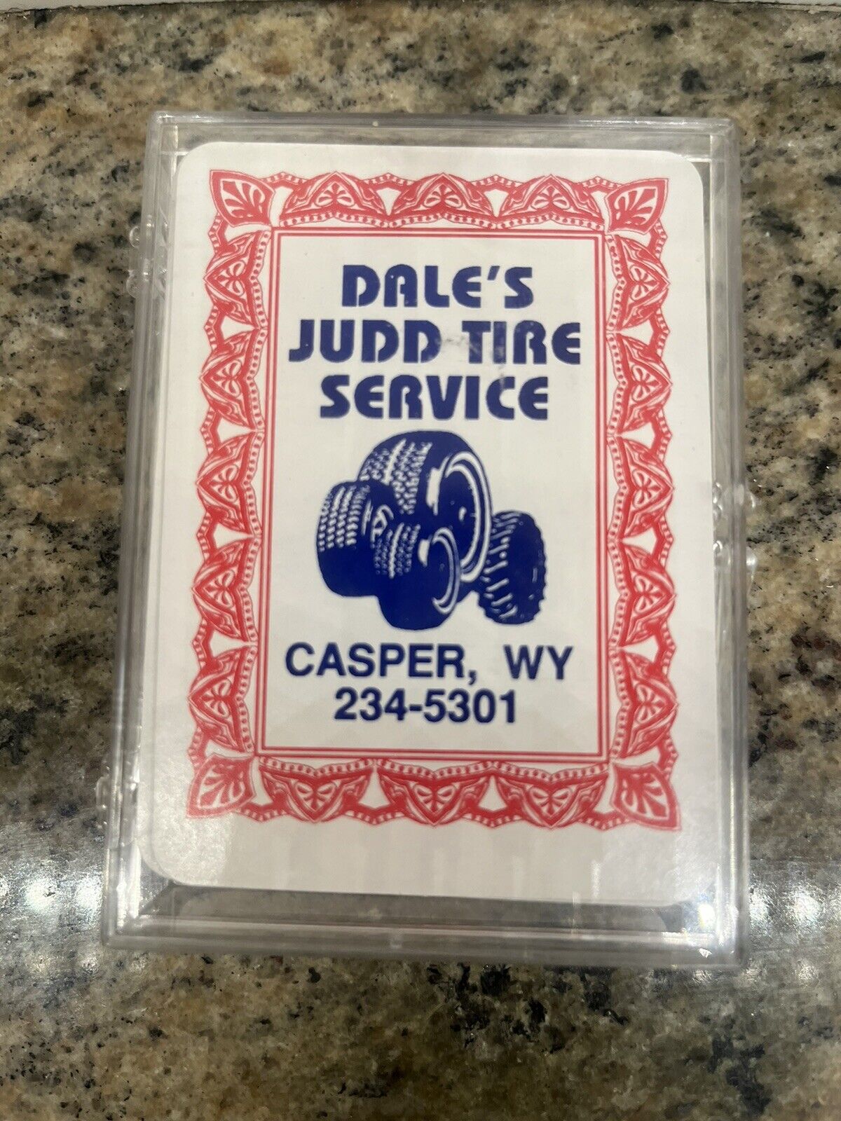 dales judd tire service casper wy playing cards Vtg