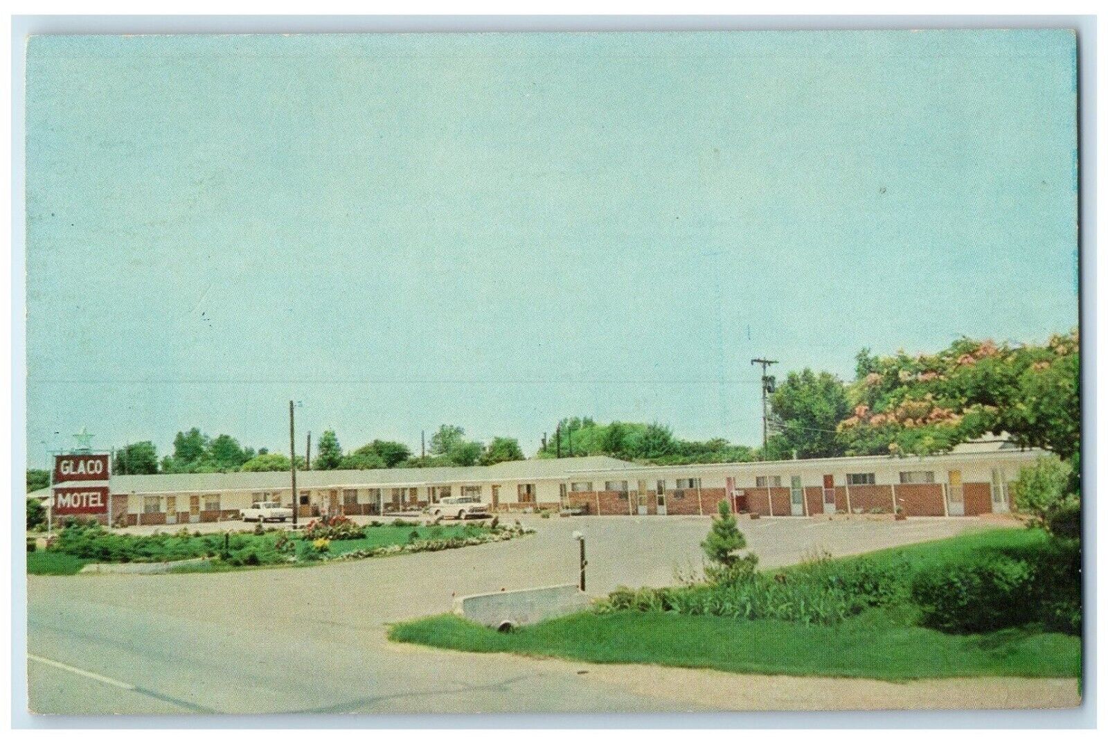 c1960 Glaco Motel Exterior Building Hayti Missouri MO Vintage Antique Postcard