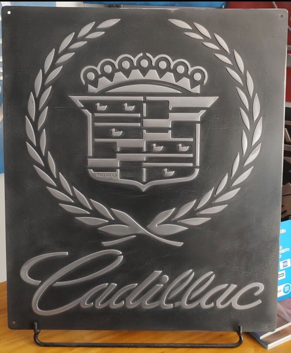 vintage Cadillac Metal Sign(handmade)