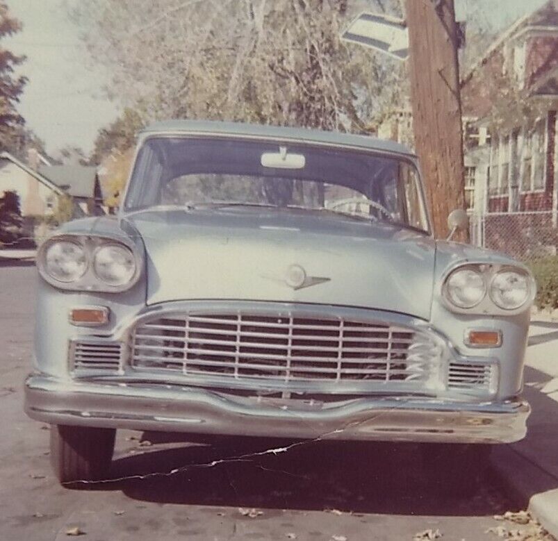 Original 1960s CHECKER Superba Photo Street Scene Not Cab/Marathon Rare Image #3