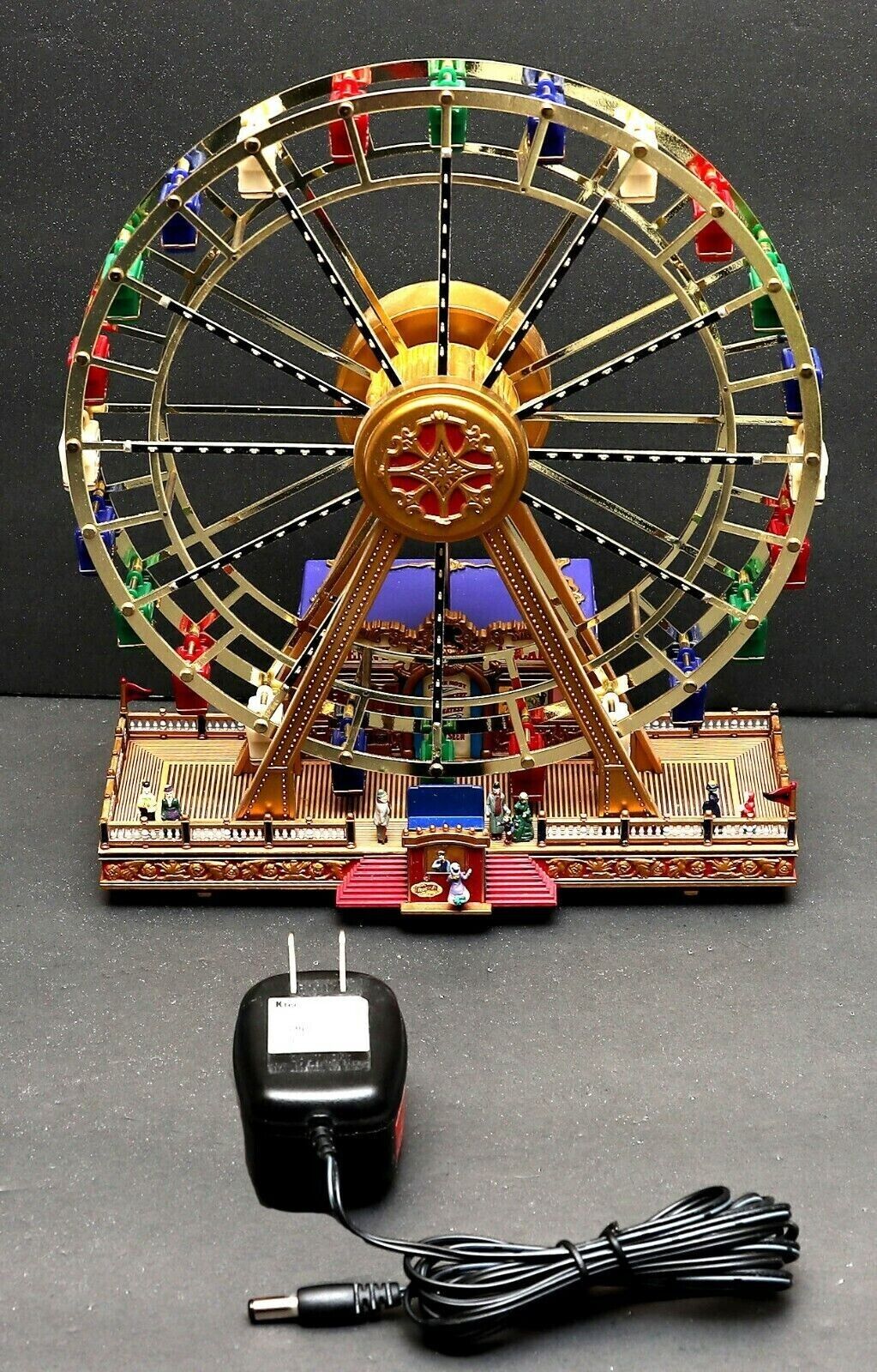 Christmas World\'s Fair Ferris Wheel Colorful Motion Lights Music by MR CHRISTMAS