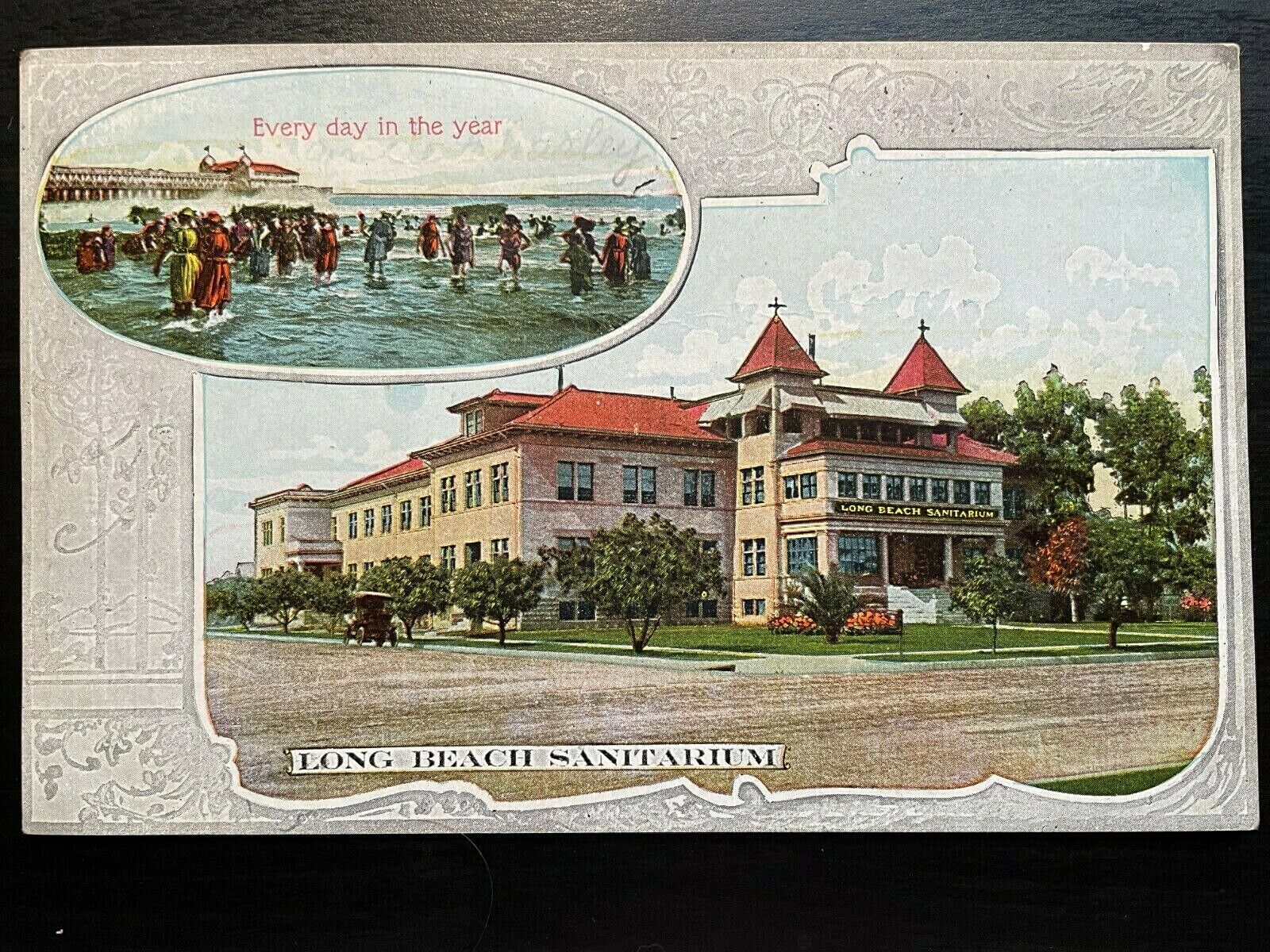 Vintage Postcard 1907-1915 Long Beach Sanitarium Baths, California (CA)