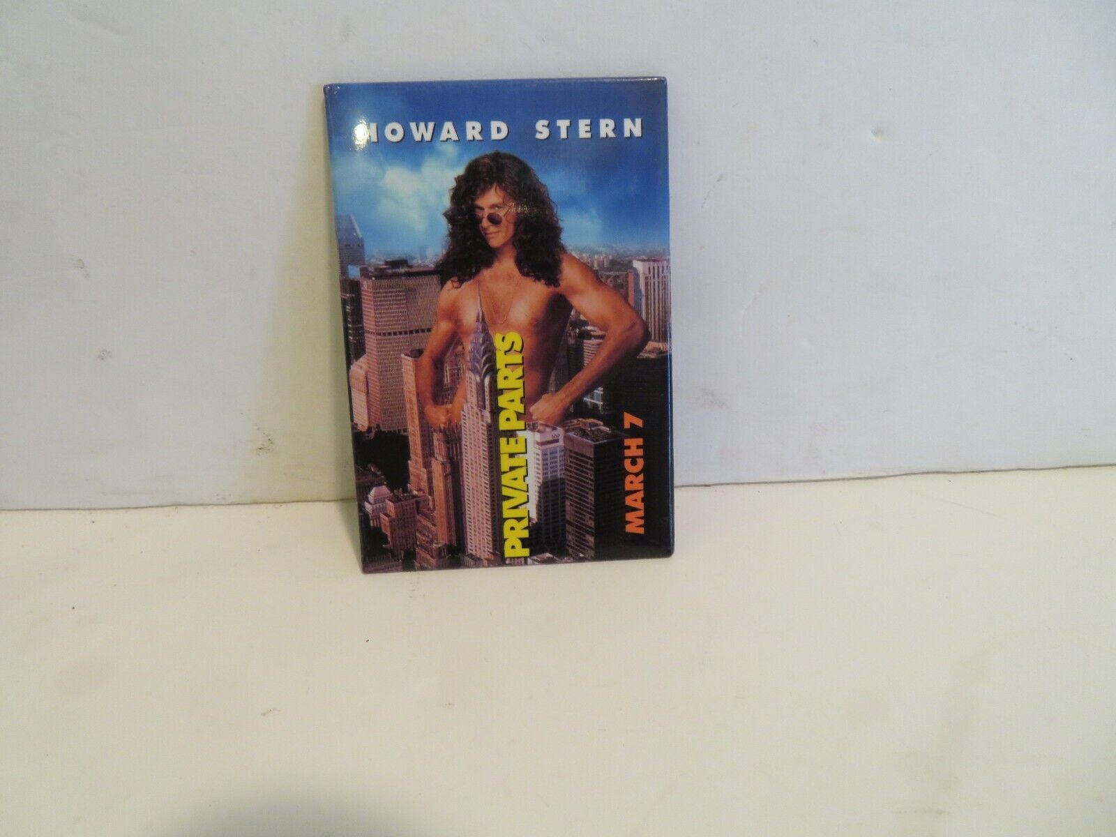 PRIVATE PARTS~Promo Movie Pinback Button Badge Vintage Pin HOWARD STERN Film