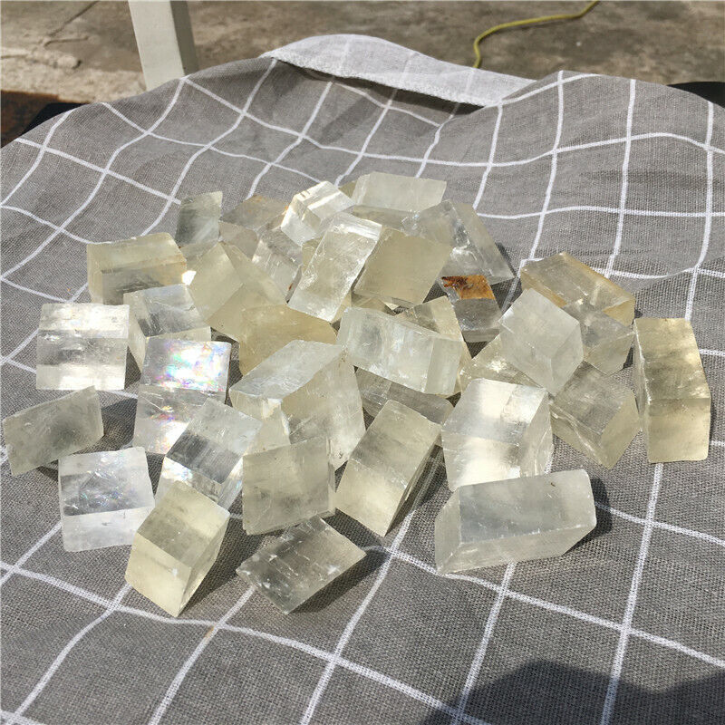 2.2LB Iceland Spar Optical Calcite Quartz Crystal Mineral Specimen