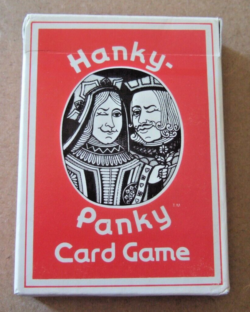 RARE  HANKY PANKY CARD GAME PLAYING CARDS   52 CARDS & EXTRAS  HTF