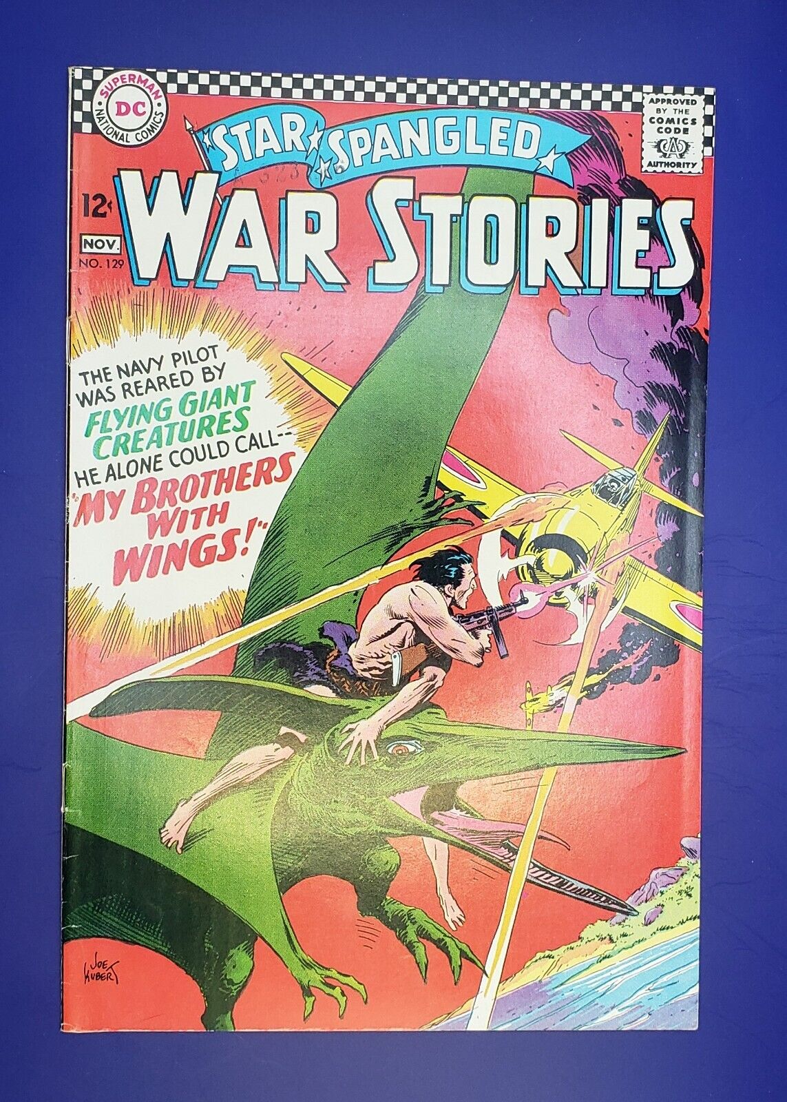 Star Spangled War #129 DC Comics 1966 Joe Kuber - High Grade VF