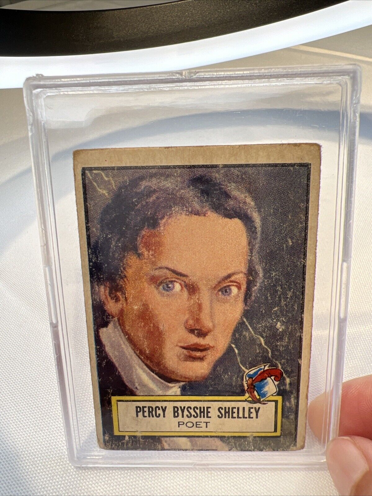 1952 Topps Look 'N See #114 Percy Bysshe Shelley