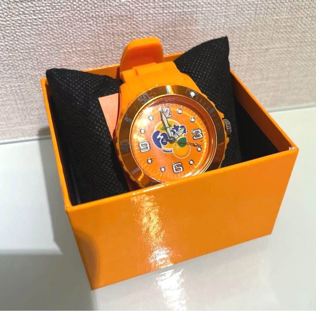 Fanta Orange Wrist watch Unused Rare Japan