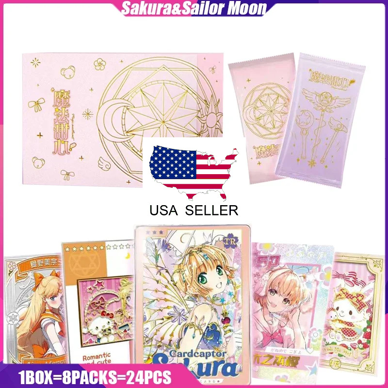 Sailor Moon x Cardcaptor Sakura Magic Heart Premium Trading Card Booster Box TCG